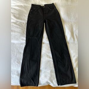 Reformation Rowe Mid Rise Relaxed Straight Jeans